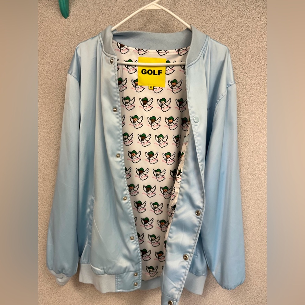💰💰SOLD!!💰💰 Golf Wang - Tyler the Creator Satin Jacket EUC Sz XL